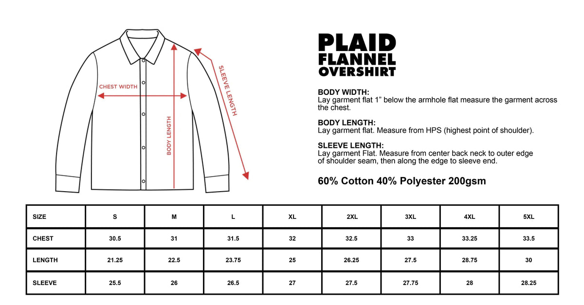 Plaid Flannel Overshirt - product detail