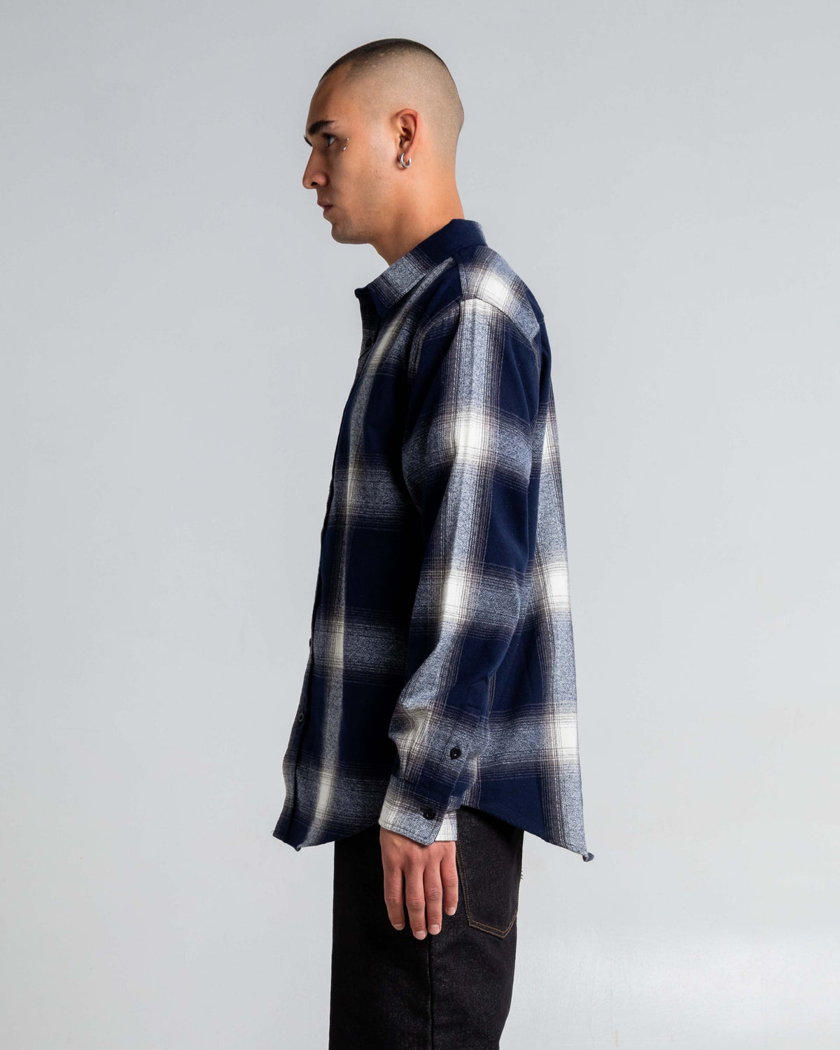 Plaid Flannel Overshirt