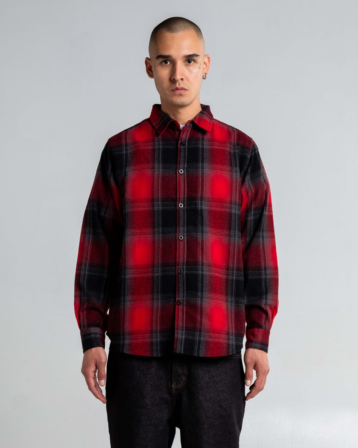 Plaid Flannel Overshirt