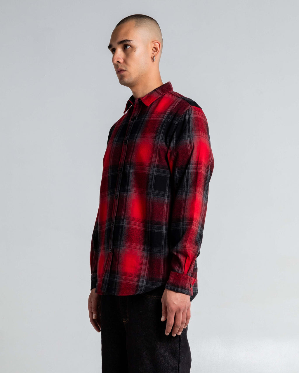 Plaid Flannel Overshirt