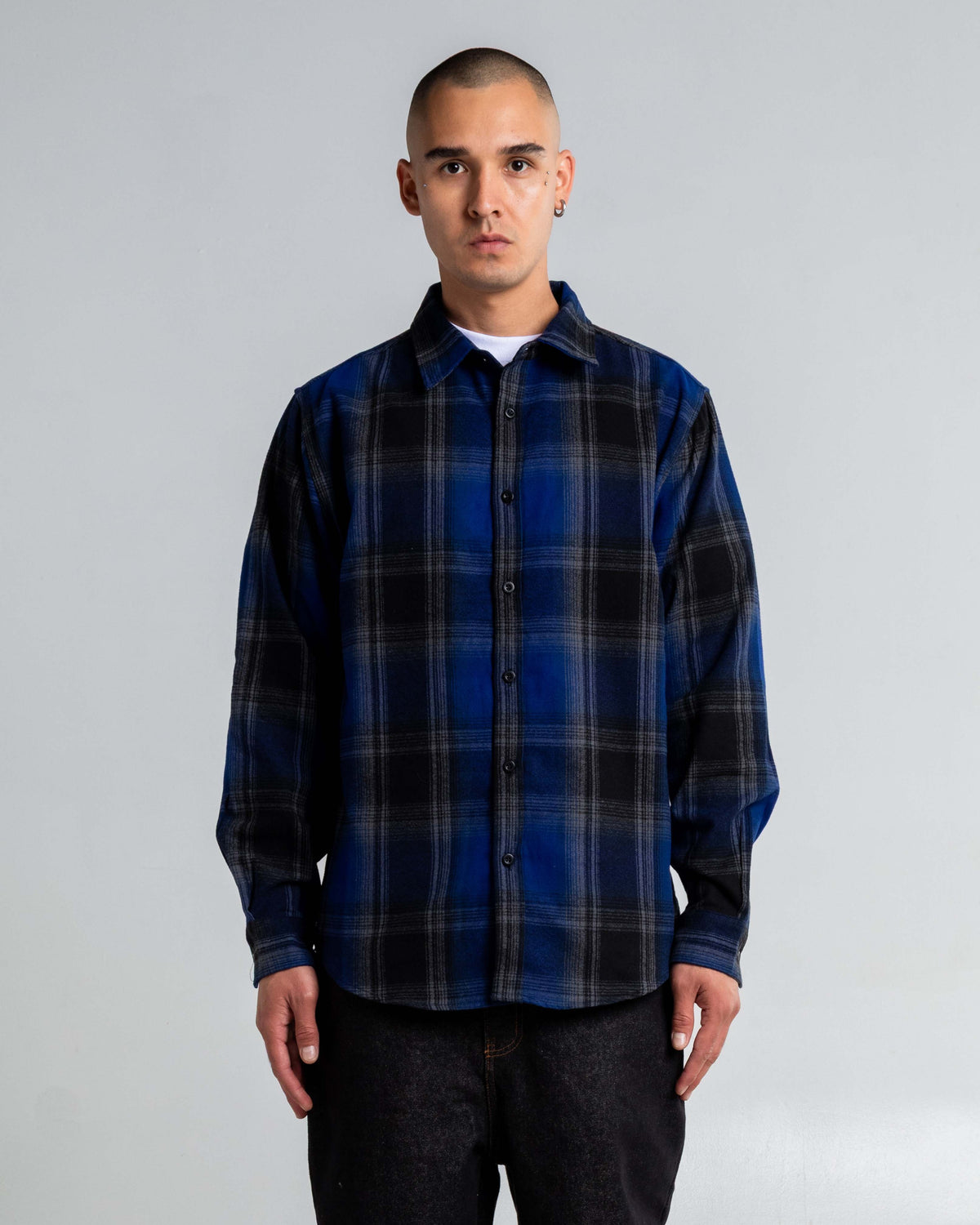 Plaid Flannel Overshirt