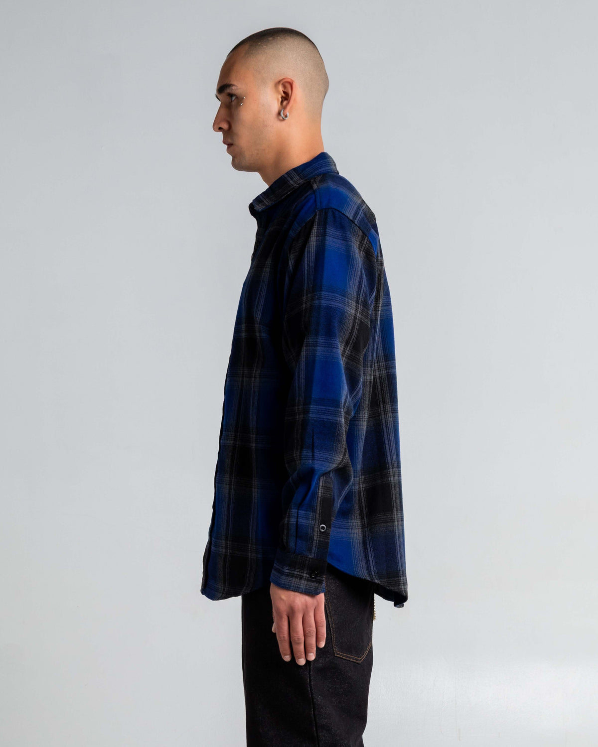 Plaid Flannel Overshirt