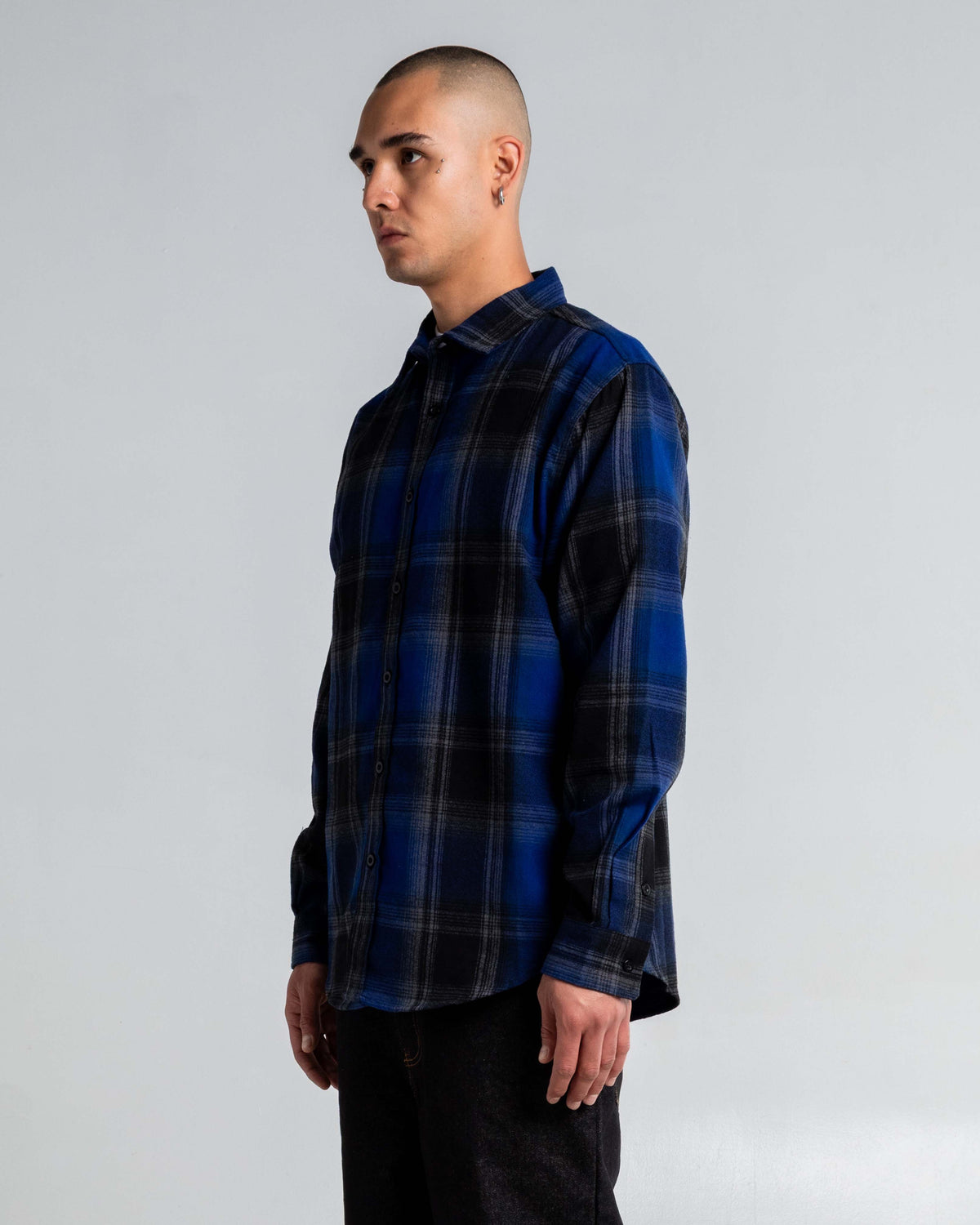 Plaid Flannel Overshirt