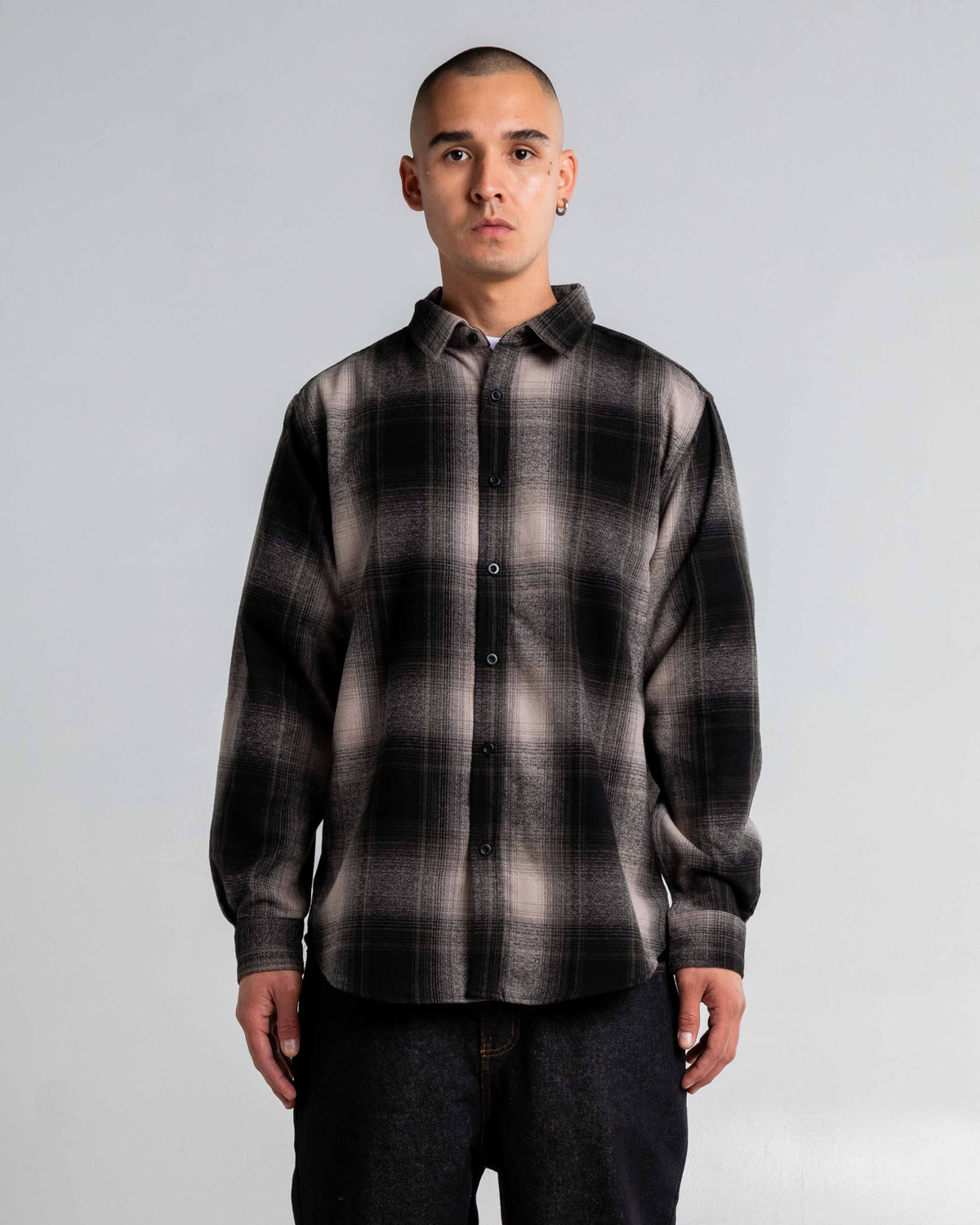 Plaid Flannel Overshirt