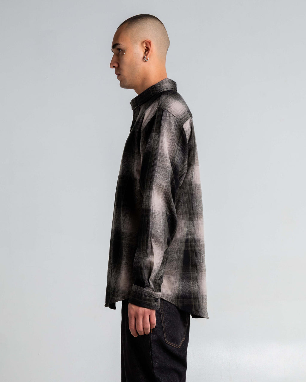 Plaid Flannel Overshirt