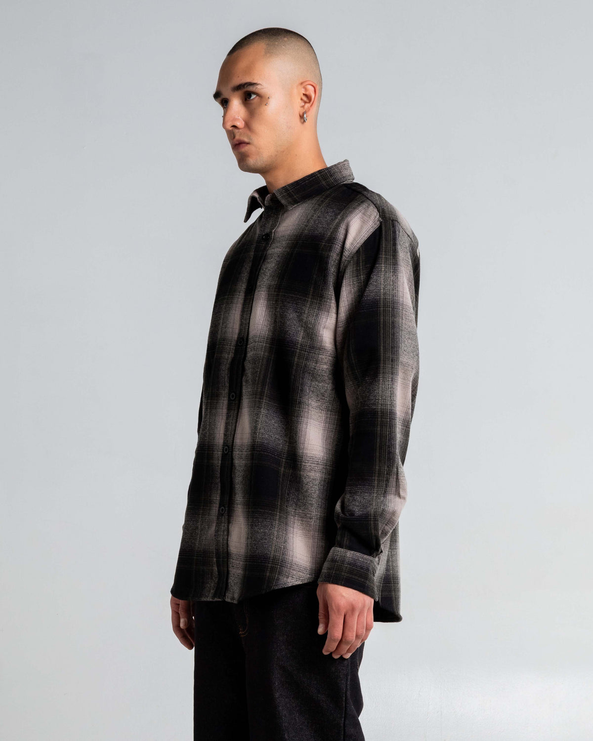 Plaid Flannel Overshirt