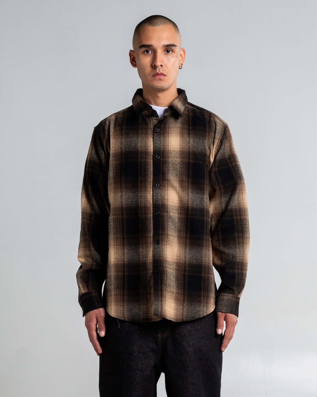 Plaid Flannel Overshirt