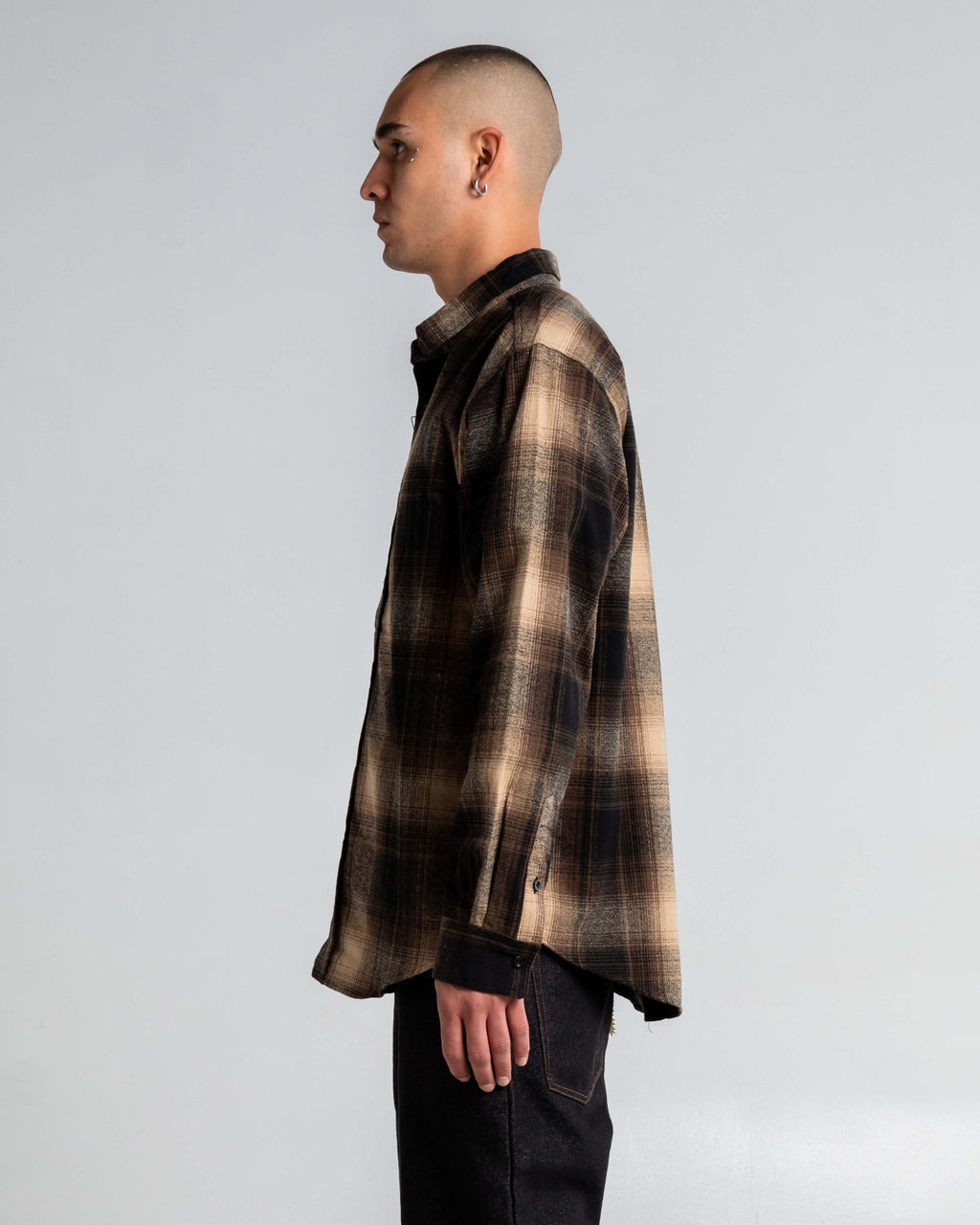 Plaid Flannel Overshirt