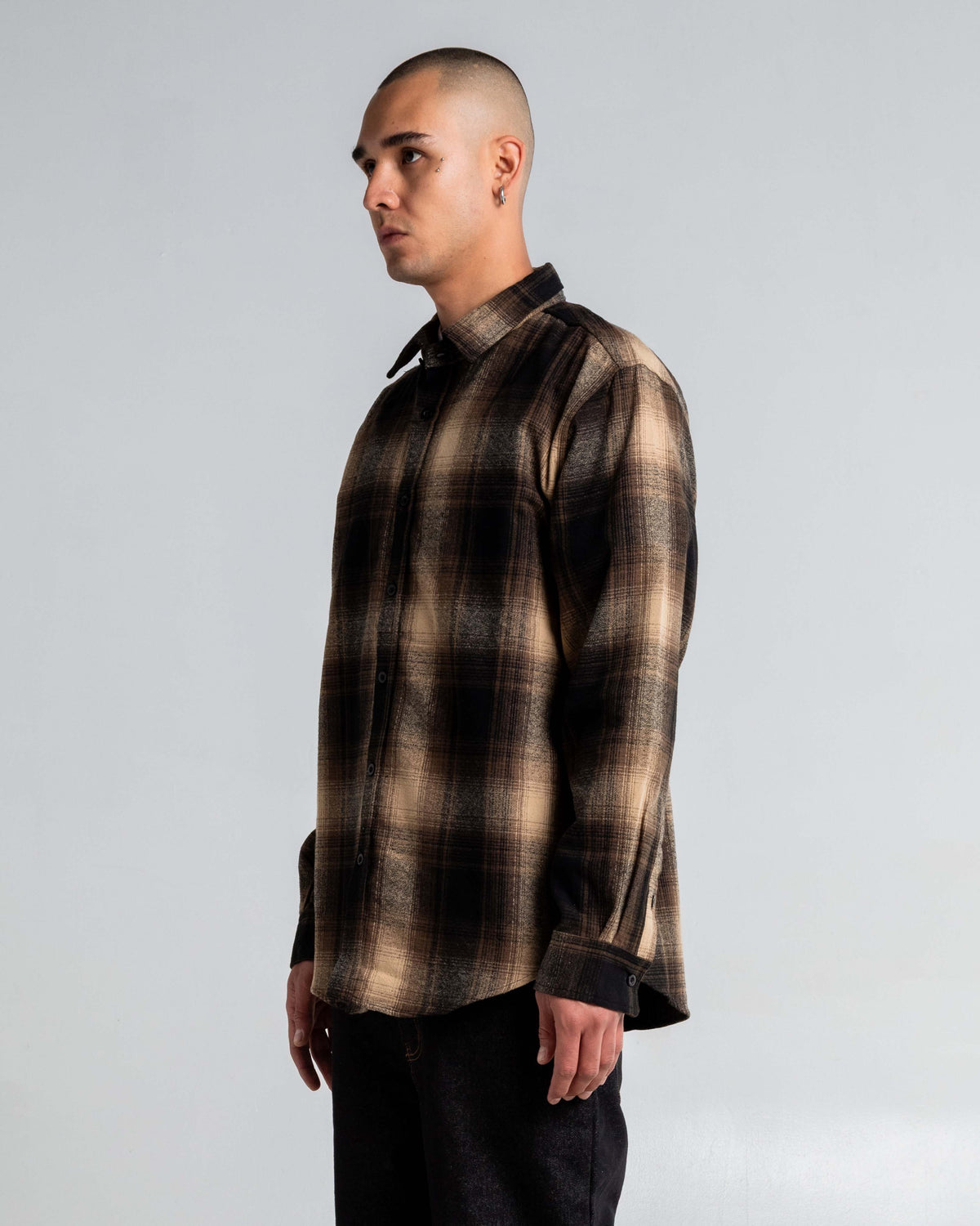 Plaid Flannel Overshirt